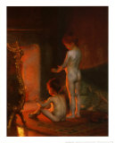 Nach dem Bade, 1890 Kunstdrucke von Paul Peel