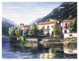 Reflets sur Lenno Poster par Barbara R. Felisky