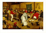 Banquete nupcial en un pueblo Láminas por Pieter Bruegel the Elder Banquete nupcial en un pueblo Láminas por Pieter Bruegel the Elder