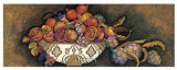 Artichokes and Pomegranates in a Moroccan Bowl Posters by Karel Burrows