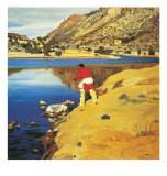 Pescando en Río Grande Láminas por Walter Ufer Pescando en Río Grande Láminas por Walter Ufer