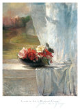 Flowers on a Window Ledge Prints by John Lafarge