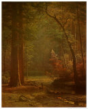 Hartriegelgewächse Poster von Albert Bierstadt