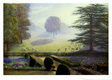 The Garden at Escrick Hall Lámina por Constance Wenlock The Garden at Escrick Hall Lámina por Constance Wenlock