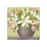 Tulips and Lilies Print by Patricia Roberts