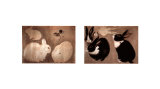 18th Century Asian Rabbits Poster
