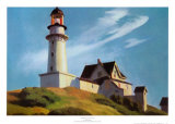 Lighthouse at Two Lights Plakaty autor Edward Hopper