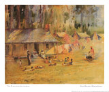 Habitations de la plantation Poster par Alice Huger Smith