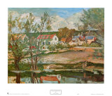 Dans la Vallee de l'Oise Prints by Paul Cézanne