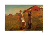 Granja en Gloucester Láminas por Winslow Homer