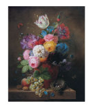 Rich Still Life of Roses Posters av Arnoldus Bloemers Rich Still Life of Roses Posters av Arnoldus Bloemers