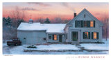 Farmhouse Sunset Láminas por Gretchen Huber Warren