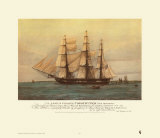 U.S. 44-Gun Frigate Constitution Posters van Harold Wyllie U.S. 44-Gun Frigate Constitution Posters van Harold Wyllie