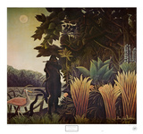Die Schlangenbeschwörerin Kunstdrucke von Henri Rousseau
