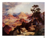 Nubes en el Cañón Arte por Thomas Moran