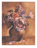 Vintage Chic Roses I Prints by Linda Hanly