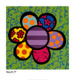Puissance des fleurs IV Posters par Romero Britto