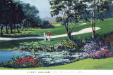 The 18th Hole Poster by Kerry Hallam