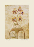 Gilded Cage I (gold foil stamped) Láminas por Elizabeth Jardine