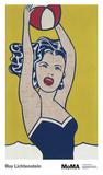 Girl with Ball Posters af Roy Lichtenstein
