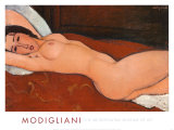 Recling Nude Kunstdrucke von Amedeo Modigliani