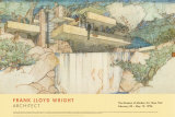 Falling Water - Mill Run, PA Kunstdruck von Frank Lloyd Wright