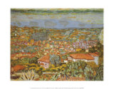 Panoramic View of le Cannet Prints by Pierre Bonnard