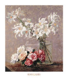 Roses and Lilies Prints by Louisa Lee