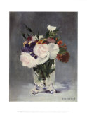 Flowers in a Crystal Vase Posters by Édouard Manet