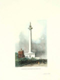 Baltimore-Washington Monument St.Scen Póster por William Henry Bartlett