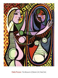 Girl Before a Mirror, c.1932 Art by Pablo Picasso