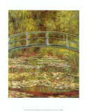 The Water Lily Pond and Bridge Poster by Claude Monet