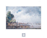 The Thames and Waterloo Bridge Posters by John Constable