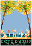 Côte d'Azur Posters par Jean-Gabriel Domergue Côte d'Azur Posters par Jean-Gabriel Domergue