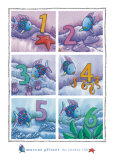 Poisson arc-en-ciel réfléchissant au conseil de la pieuvre Poster par Marcus Pfister