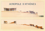 Acropole Affiche par Marcel Lambert