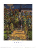 The Artist's Garden at Vetheuil Prints by Claude Monet