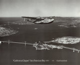 カリフォルニア・クリッパー, サンフランシスコ湾, カリフォルニア州1939 ポスター - クライド・サンダーランド
