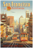 The Lindbergh Line, San Francisco, Kalifornia Juliste tekijänä Kerne Erickson The Lindbergh Line, San Francisco, Kalifornia Juliste tekijänä Kerne Erickson