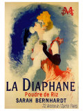 La Diaphane Posters par Jules Chéret