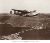 Clyde Sunderland - Boeing B-314 over San Francisco Bay, California 1939 - Reprodüksiyon