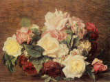 Roses Prints by Henri Fantin-Latour