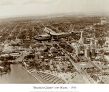 Brazilian Clipper over Miami, 1934 Posters