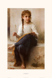 Joven costurera Pósters por William Adolphe Bouguereau