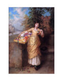 The Flower Seller Posters by Augustus Mulready