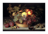 Fruit Basket Posters av Johannes Bosschaert