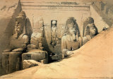 Temple d'Abou Simbel Posters par David Roberts