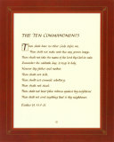 Ten Commandments, Art Print