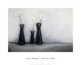 Three Black Vases Prints by Lucy Bishop