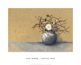 Vase with Sticks Posters by Lucy Bishop